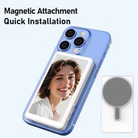 Grand écran LCD 4,02 pouces, écran de vlog et de selfie, moniteur magnétique pour téléphone, écran de vlog et de selfie pour iPhone et Android
