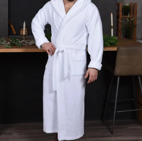 Ensemble de peignoirs de bain luxueux 100% coton éponge, couleur unie, pour hôtel, maison, spa, pour cadeau, vente en gros d'usine