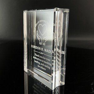 <span class=keywords><strong>Livre</strong></span> en cristal transparent luxueux et vierge pour souvenirs de remise des diplômes - Product Image 4