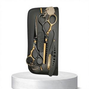 Tijeras Quirúrgicas 3Pro de Acero Inoxidable, Rectas, Afiladas, para Diestros, Juego de Peluquería con 28 Dientes - Product Image 1