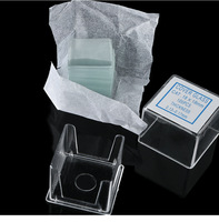 Laboratory Supplies Medical High Transparency Biological Square Glass Cover slip Top Slide 24x24mm for Microscope Observation