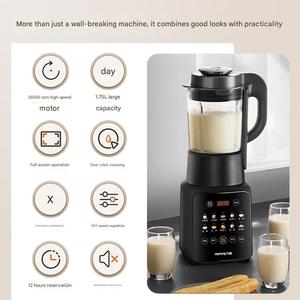 Home Wall Breaking Machine Filtervrij Automatische verwarming 1,75L capaciteit Sojamelkmachine Multifunctionele voedselmachine Huishoudelijk - Product Image 2