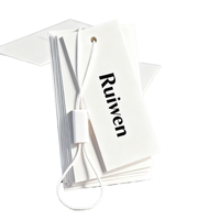 Étiquettes personnalisées en papier 800gsm pour vêtements en jean, étiquettes imprimées pour vêtements, t-shirt/chaussures