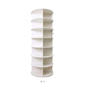 Moderno Exhibidor Giratorio de 360 Grados para Bolsos, Torre de Almacenamiento Redonda Tipo Carrusel, <span class=keywords><strong>Zapatero</strong></span> Giratorio para el Hogar - Product Image 1