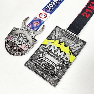 Fabricante de Medallas Oneway, Diseña Tu Propio Logotipo, Medalla de Oro 3D en Blanco, Medalla de Maratón, Medallas Deportivas de Metal Personalizadas - Product Image 2