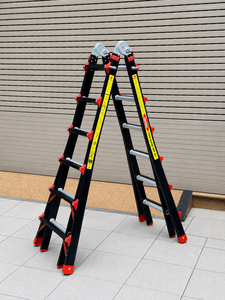 Escalera Telescópica Ajustable de Aluminio, Escalera Extensible Plegable Multiposición con Bloqueo de Palanca, Precio de Fábrica - Product Image 1