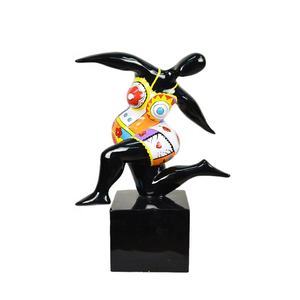 Escultura de bailarina de Ballet hecha a mano personalizada, estatuas de resina de mujer gorda bonita, estatuilla de fibra de vidrio artística - Product Image 5