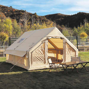 6.3 Automatic Luxury Inflatable Air <b>Tent</b> for Outdoor Family Camping Waterproof PVC & Oxford Fabric Portable for 2-4 Persons - Product Image 4