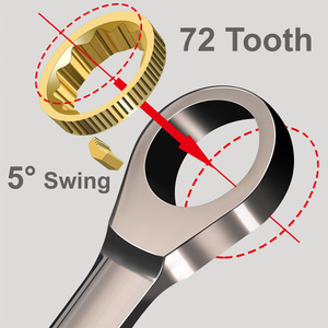 1pcs Universal Alloy Car Repair Tools <strong>Ratchet</strong> Combination Metric Wrench Multitool Key <strong>Ratchet</strong> <strong>Spanners</strong> <strong>Set</strong> - Product Image 3