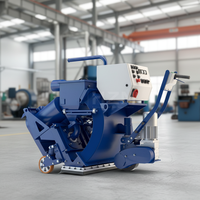 Machine de sablage mobile ATHI pour le polissage et l'élimination de la rouille sur les plaques d'acier et les sols en béton |   Automatisation à distance à haute productivité