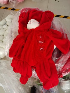 Kawaii cartone animato animali di peluche grande orsacchiotto rosso giocattolo 100cm 120cm peluche di peluche per san valentino - Product Image 6