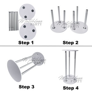 Socle cylindrique pour desserts, support de table pour anniversaire, mariage, fête - Product Image 4