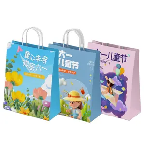 Coated paper based for printing Source Factory Snow White kraft paper foodgrade hamburger paper bag hand bag white cow cardboard