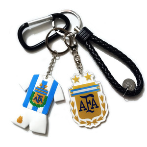 Llavero Deportivo con Emblema de la Selección Nacional de Portugal, Italia, Brasil, <span class=keywords><strong>Argentina</strong></span>, Países Bajos y España, de PVC y Acrílico, para Regalo - Product Image 5