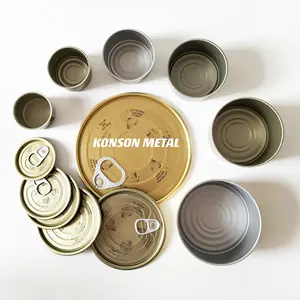 50ml 100ml 180ml 330ml Empty Metal Tin Cans Packaging Jars Seafood Meat Cans Tea Container