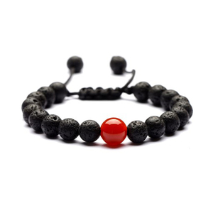 High Quality Handmade lava <strong>Bracelet</strong> Diffuser Beads <strong>Wax</strong> <strong>String</strong> <strong>Bracelet</strong> (MA18083) - Product Image 5