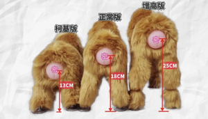 Jouet pour chien réaliste de qualité supérieure en silicone à fourrure douce compagnon sonore vibrant intégré pour chiens - Product Image 4