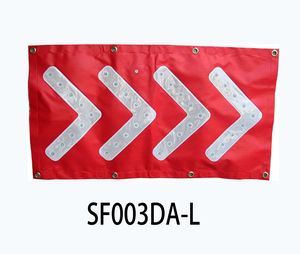 Feu directionnel de flèche de circulation à LED | Signal d'avertissement d'arrêt et de ralentissement de style japonais | Durable pour les zones de sécurité routière et de construction - Product Image 6
