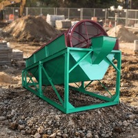 Kundenspezifischer Rotationstrommelsieb-Vibrationssieb für Getreide, Erz und Abfall zur Entfernung von Verunreinigungen, Marke Hua Ye, 380V/220V, 800-2000mm