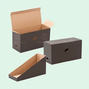 定制印刷货架就绪托盘包装纸展示盒折叠瓦楞纸板纸箱向上展示盒