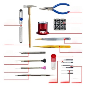 Thực tế nóng bán đồng hồ sửa chữa Kit đồng hồ bảo trì thiết lập hộp công cụ thiết lập đồng hồ sửa chữa công cụ bó - Product Image 4
