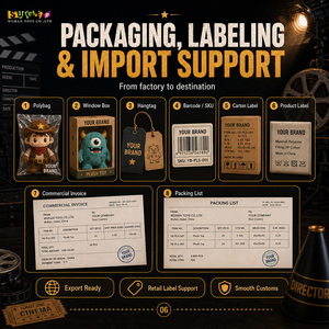 Juguetes de Peluche Personalizados de Películas Más Vendidos para Promociones de Lanzamiento de Contenido en Streaming, Materiales Ecológicos, Marca Privada, Venta al Por Mayor con MOQ Bajo - Product Image 6