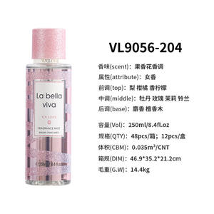 <span class=keywords><strong>V</strong></span>.<span class=keywords><strong>V</strong></span>.LOVE Brume Citronnée Écologique 250ml – Spray Pamplemousse Rafraîchissant Premium Anti-transpirant pour Femme – Fraîcheur Corporelle Adorable – Vente en Gros - Product Image 6