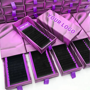 Оптовая продажа, улучшенные матовые черные накладные ресницы 0,03 0,05 0,18 мм, индивидуальные кашемировые ресницы, китайские оптовые поставщики - Product Image 5