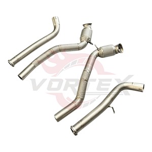 ชุดท่อไอเสีย Vortex Heat Shield SS304 สำหรับ Mercedes-AMG G63 G500 G550 W463A W464 M177 4.0T V8 ปี 2019-2025 ชุดระบบปรับแต่ง - Product Image 3