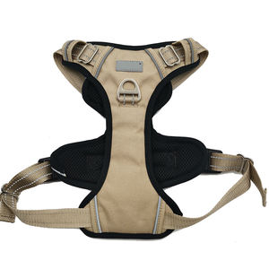 リーシュカラーの大きな犬のハーネスセットを備えた大型犬のためのノープル戦術トレーニング反射調節可能なペットハーネス - Product Image 5