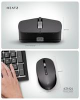 Souris d'ordinateur ergonomique sans fil 2,4 GHz pour bureau, ordinateur portable et tablette – Stock usine