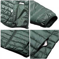 Veste matelassée à capuche personnalisée OEM pour hommes avec logo sur mesure, design à bulles et poches pour l'hiver