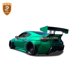 ชุดตัวถังรถไฟเบอร์กลาสแบบกว้างสำหรับรถโตโยต้า <span class=keywords><strong>Gt86</strong></span> 2013-2016ปีกระแท็บประกอบกันชนหน้าสไตล์ V3กระต่ายได้ - Product Image 2