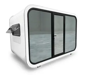 Miniatuur Geluiddichte Prefab Office Pod Kant-En-Klare Achtertuin Kantoorcabine Voor Thuis Werkruimte Minimalistisch Ontwerp Voor Hotels