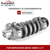 RACEORLY 8网状曲轴 A6510302401 QT800-3 硬氮化处理，适用于梅赛德斯-奔驰 OM651 2.1T 柴油机