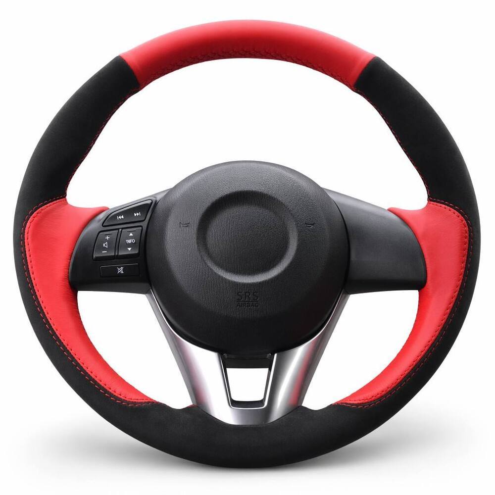 Red-Microfiber & Black-Suede