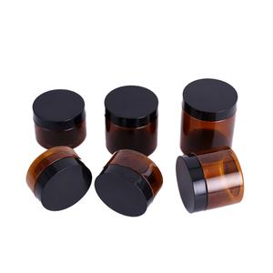 Venta al por Mayor Directa de Fábrica: Envases de Plástico PET Ámbar de 4oz, 6oz, 12oz con Tapa Negra, Frascos Ámbar de 8oz - Product Image 6