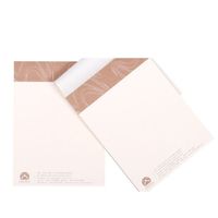 Bloc-notes d'hôtel multicolores mini, autocollants, forme découpée personnalisée, fabricant de bloc-notes, notes adhésives avec bloc-notes, porte-bloc-notes