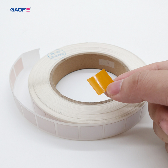 15x15mm High Temperature Barcode Labels Acrylic Hot Melt Adhesive Sticker Permanent Thermal Polyimide Label for PCB