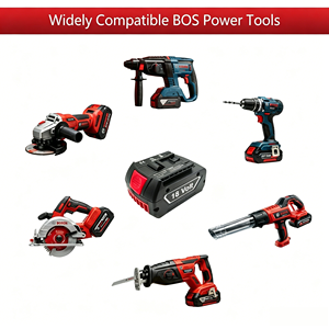 Perceuse à percussion sans fil, outils de remplacement, batterie lithium rechargeable 18V compatible BOS - Product Image 2
