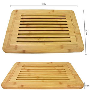 Plateaux décoratifs en gros d'usine plateau <span class=keywords><strong>de</strong></span> service en bambou anticorrosif assiettes à pain <span class=keywords><strong>de</strong></span> service domestiques - Product Image 5