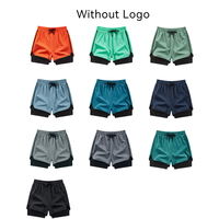 Shorts personnalisés OEM, shorts à séchage rapide 2-en-1, vêtements de sport pour hommes de haute qualité, sous-vêtements décontractés, pantalon de sport en polyester pour hommes