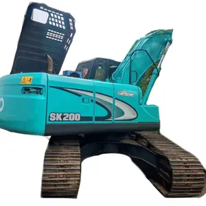 A buon mercato usato grande Kobelco sk200 escavatore idraulico cingolato scavatore per la vendita