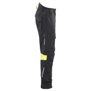 BLAKLADER - 141715129933C56 Pantalon inhérent Noir/Jaune haute visibilité-PANTALON DE TRAVAIL EAN 7330509903001 PANTALON DE TRAVAIL EN DENIM - Product Image 4