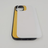 Prix usine caoutchouc souple 2D blancs sublimation étui de téléphone en verre trempé pour iphone 15/15 pro/15 pro max/15 plus