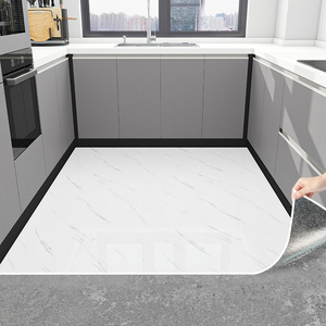 Autoadhesivo de mármol PVC impermeable para suelo extraíble <span class=keywords><strong>pegatinas</strong></span> de <span class=keywords><strong>baño</strong></span> Exterior Hospital dormitorio centro comercial antideslizante - Product Image 3