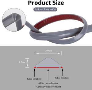 Mutfak duş su bariyeri baraj banyo katlanabilir istinat şeritleri ıslak ve kuru banyo eşik şeritleri - Product Image 4