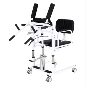 Chaise de transfert hydraulique multifonctionnelle pour patients, chaise élévatrice 4-en-1 pour personnes âgées avec fonction toilettes et <span class=keywords><strong>table</strong></span> à manger, appareil pour personnes handicapées - Product Image 1