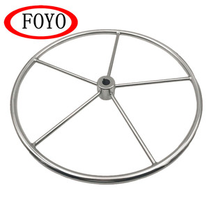 FOYO Fournisseurs d'usine Volant de bateau marin de haute qualité à 6 branches en acier inoxydable de 28 pouces pour <span class=keywords><strong>voilier</strong></span> à vendre - Product Image 1