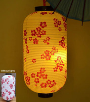 Lanternes en papier japonaises suspendues faites à la main, personnalisées, décoration de restaurant Yakitori Sushi, lampe de plafond pliable en papier de riz japonais